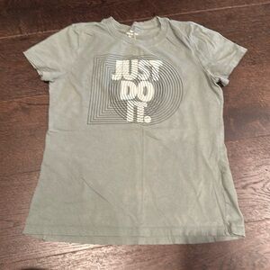 Green Just Do It Nike T Shirt